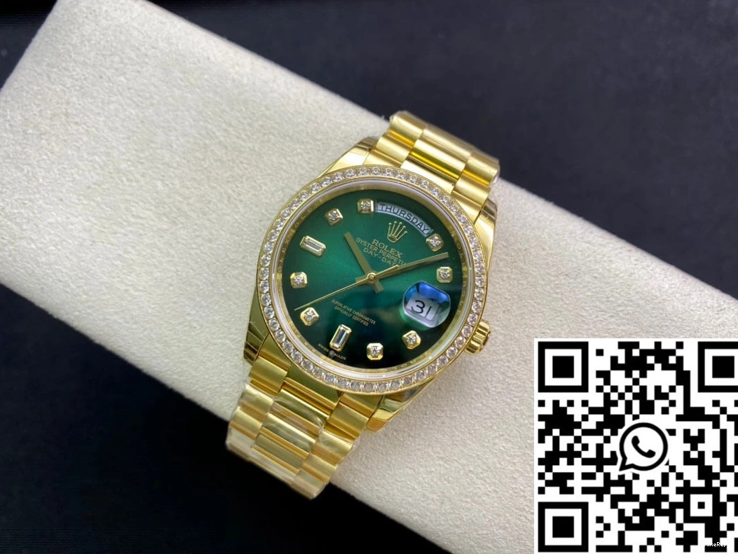 Factory Rolex EW Date Day M128348RBR-0035 Yellow Gold 0521